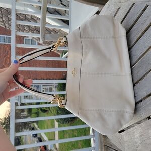 Coach Lexy White Leather Purse / Shoulder Bag